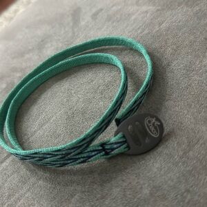 Chaco, wrap bracelet, never worn, green blue black purple and white